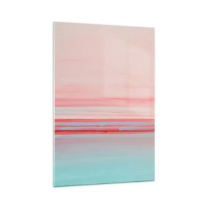 Obraz na skle - Abstrakce za úsvitu - 70x100 cm