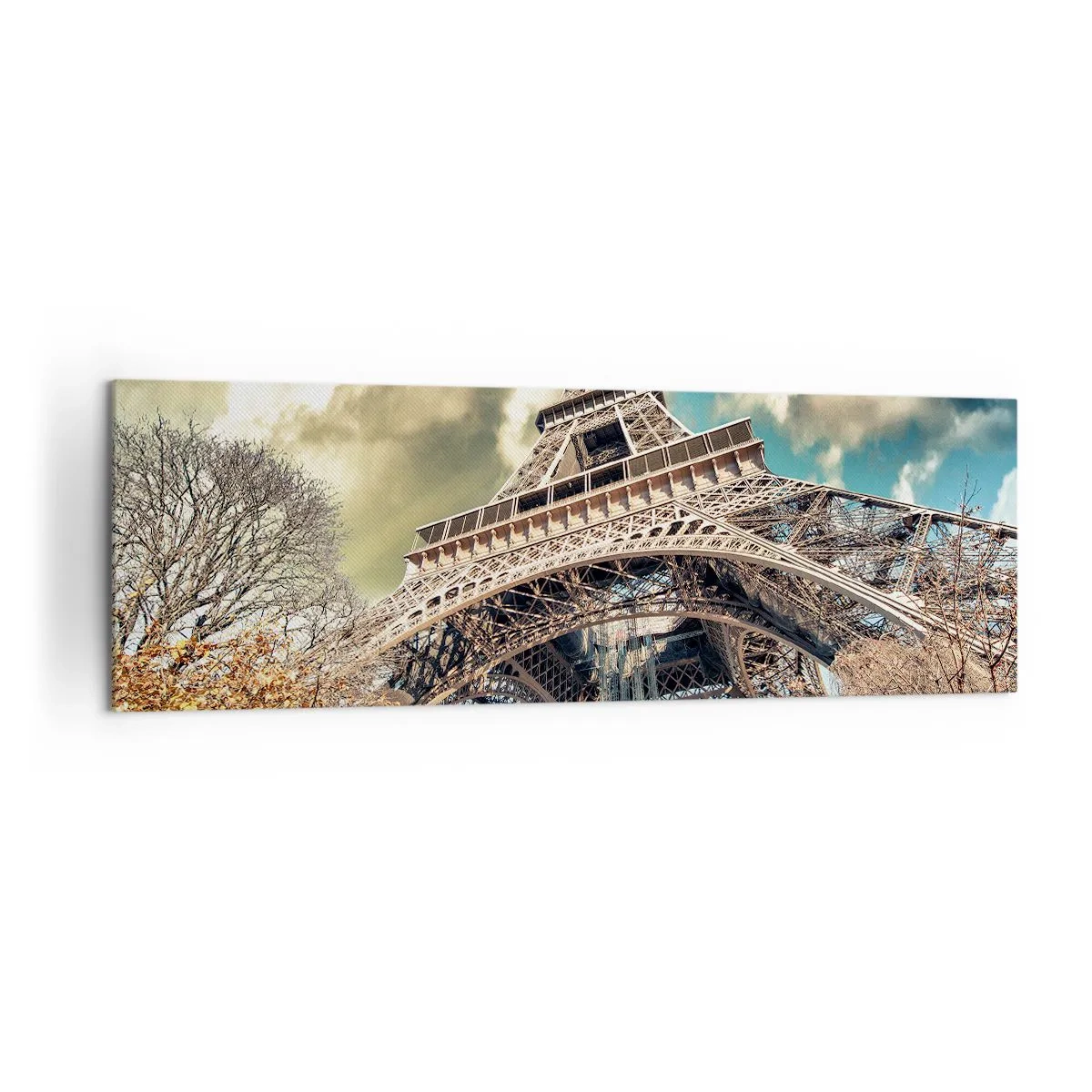 Obraz na plátně - A na podzim v Paříži… - 160x50 cm