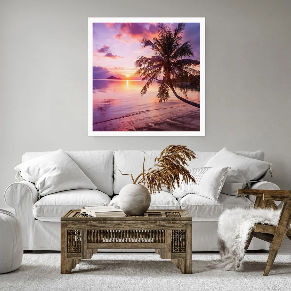 Plakát - Blahobyt až po okraj - 40x40 cm