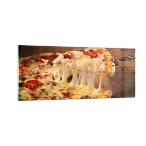 Obraz na skle - Veledílo italského umění - 100x40 cm