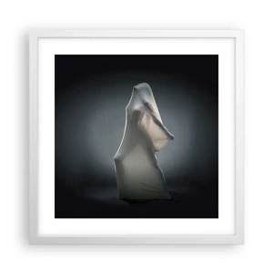 Plakát v bílém rámu - Skryté touhy - 40x40 cm