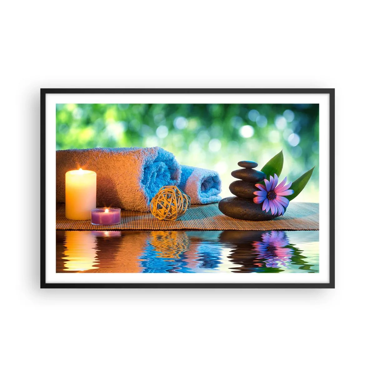 Plakát v černém rámu - Čas pro tělo - 91x61 cm