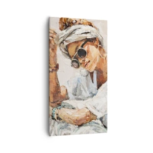 Obraz na plátně - Portrét v plném slunci - 55x100 cm