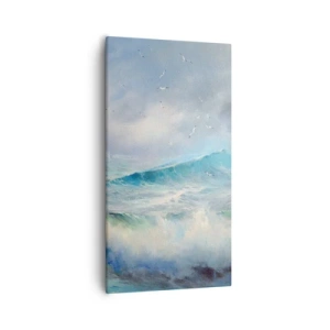 Obraz na plátně - „Vichřice zavyla triumfálně…“ - 55x100 cm