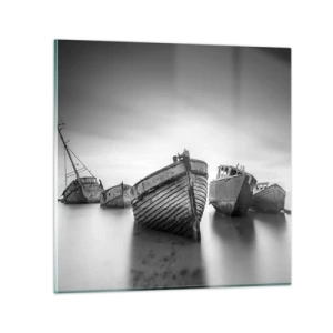Obraz na skle - Teď už jen vzpomínky… - 60x60 cm