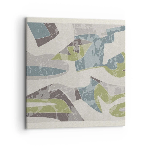 Obraz na plátně - Kompozice za sklem - 70x70 cm