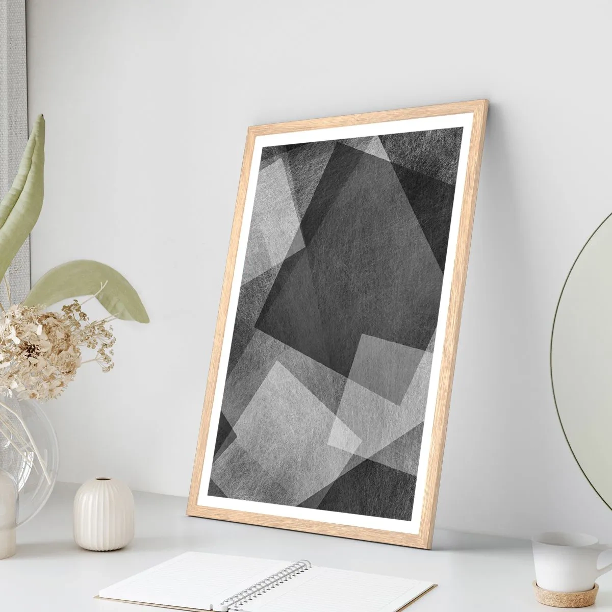 Plakát v rámu světlý dub - Odvěký symbol trvalosti a pořádku - 70x100 cm