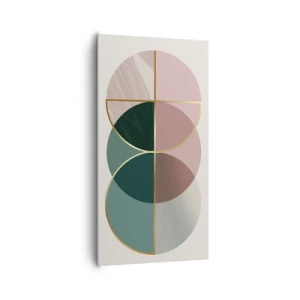 Obraz na plátně - Kruhy… - 65x120 cm