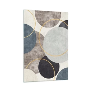 Obraz na skle - Kruh za kruhem - 80x120 cm
