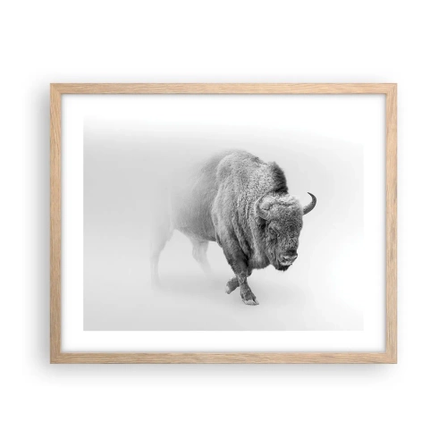 Plakát v rámu světlý dub - Král prérie - 50x40 cm