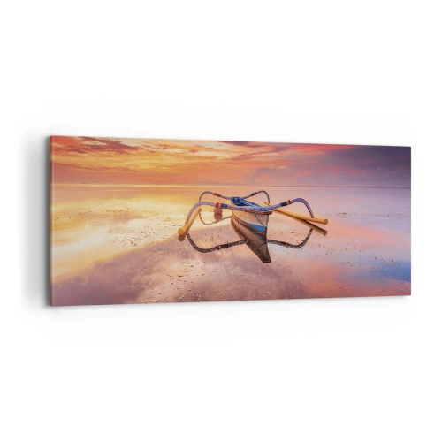 Obraz na plátně - Klid tropického večera - 100x40 cm