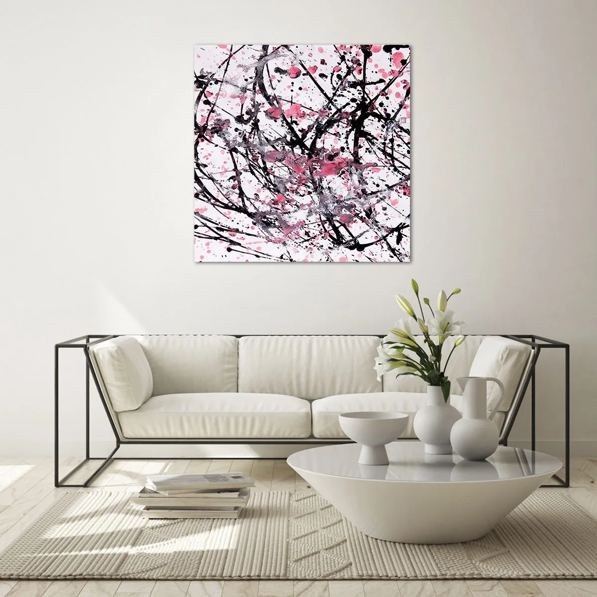 Obraz na skle - Pomíjivá povaha života - 70x70 cm