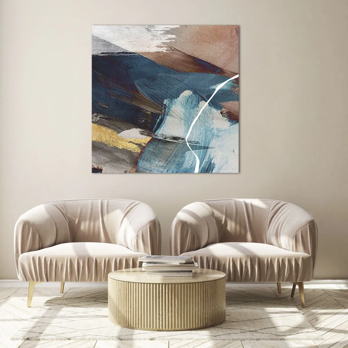 Obraz na skle - Na plno a s energií - 50x50 cm