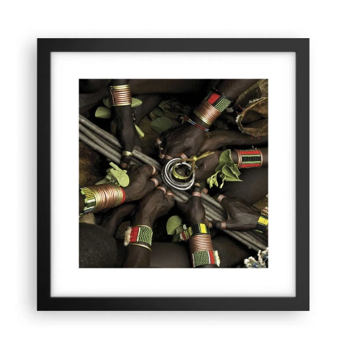 Plakát v černém rámu - Jsme spolu - 30x30 cm