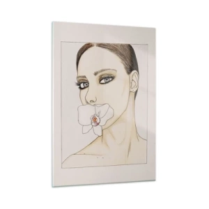 Obraz na skle - Symbol elegance a krásy - 50x70 cm