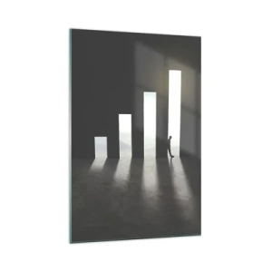 Obraz na skle - Úspěch – imprese - 70x100 cm