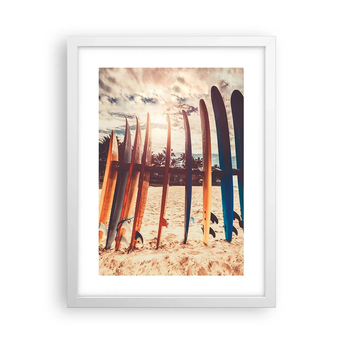 Plakát v bílém rámu - Dobrou noc, nashle zítra. - 30x40 cm