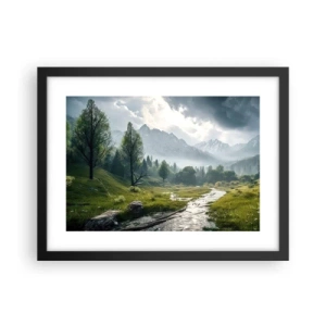 Plakát v černém rámu - Tam a zpět - 40x30 cm