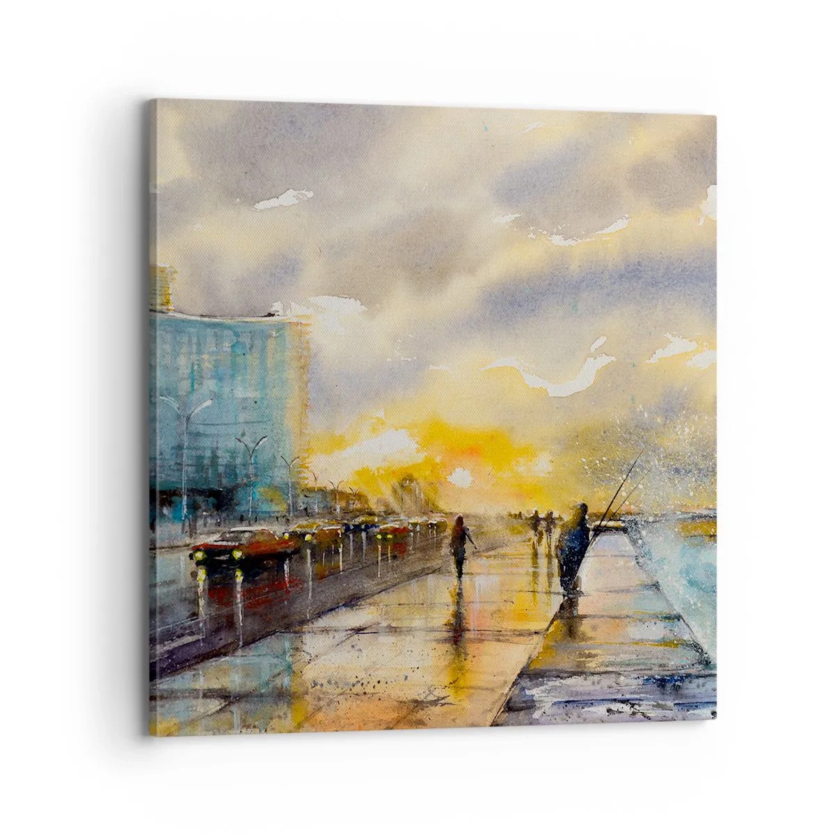 Obraz na plátně - Život na pobřeží - 70x70 cm