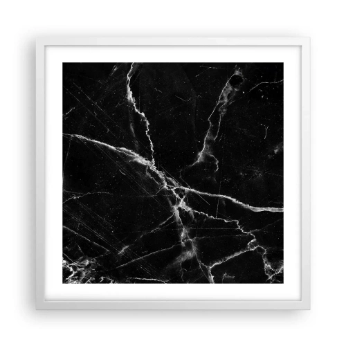 Plakát v bílém rámu - Tajemný život kamene - 50x50 cm