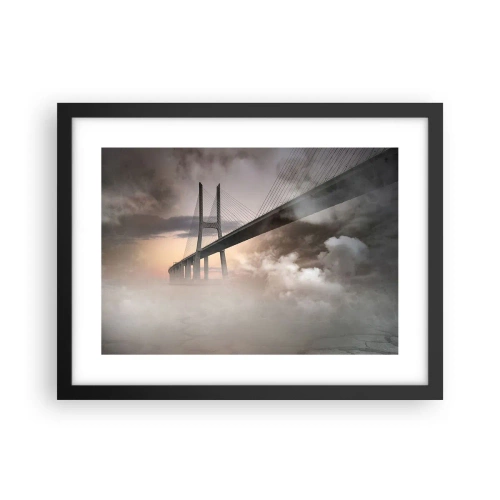 Plakát v černém rámu - U řeky, která není - 40x30 cm