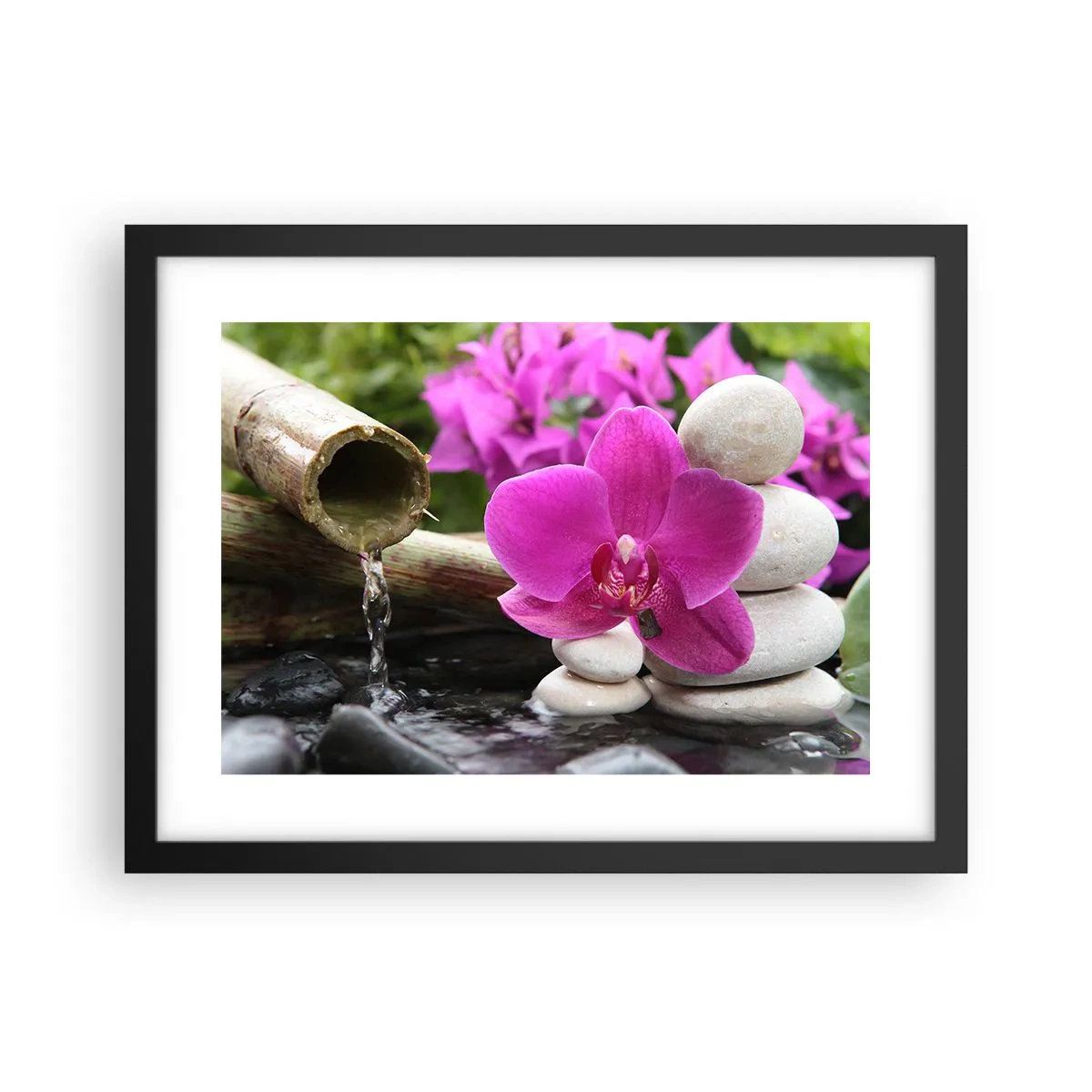 Plakát v černém rámu - Už odpočíváš - 40x30 cm