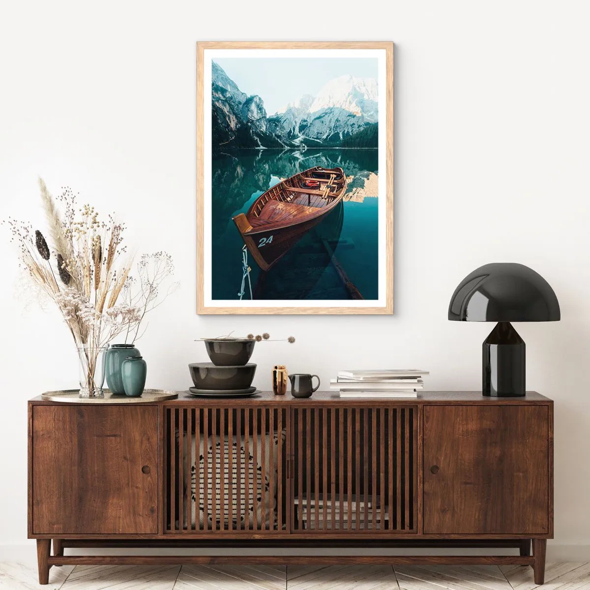 Plakát v rámu světlý dub - Jako namalované na skle - 61x91 cm