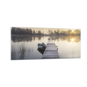 Obraz na skle - Časem se vrátím - 100x40 cm