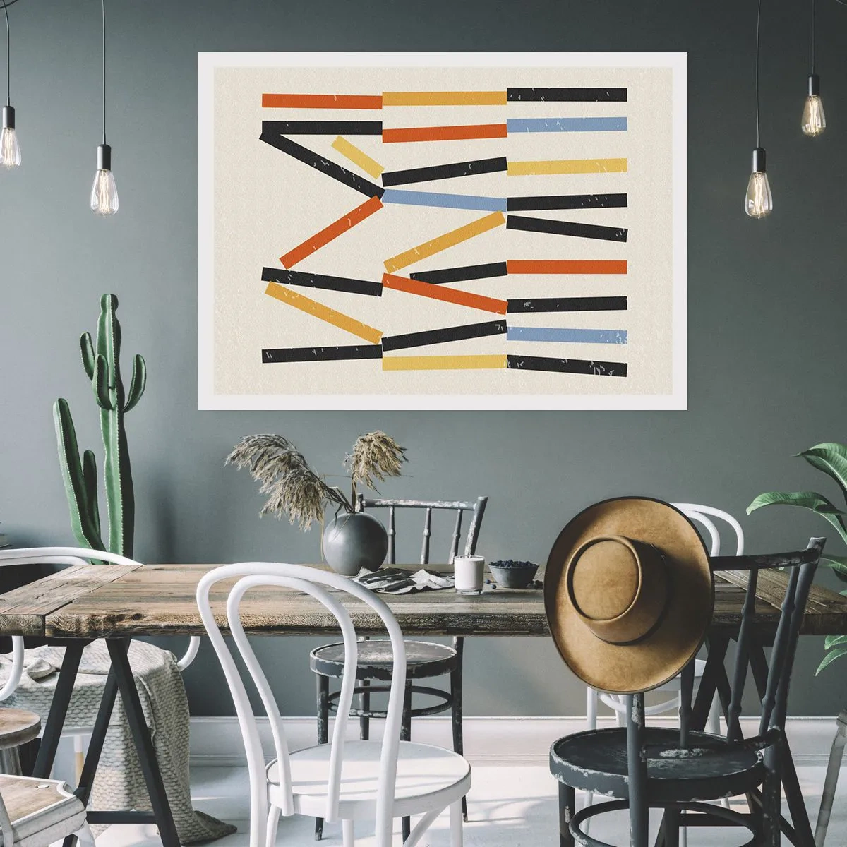 Plakát - Kompozice na úrovni - 70x50 cm