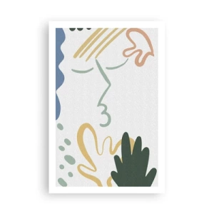 Plakát - Polibek květin - 61x91 cm