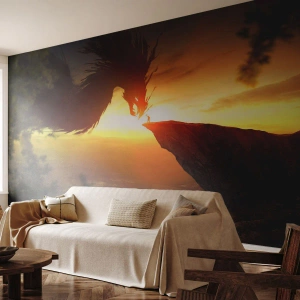 Fototapeta Standard Eco - Přemožitel draka - Abstrakce, Fantazie, Drak - 500x350 cm
