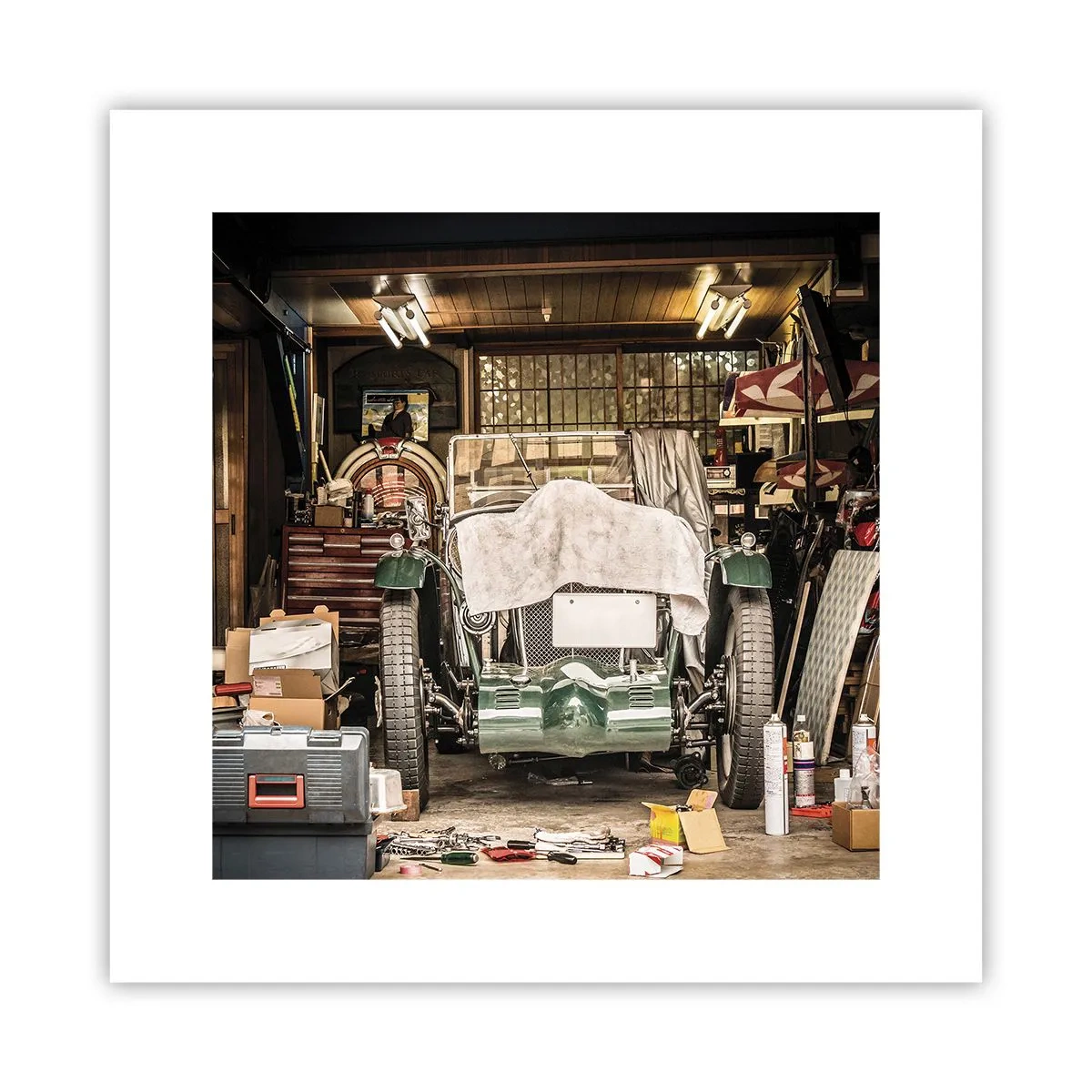 Plakát - Zpět do minulosti - 30x30 cm