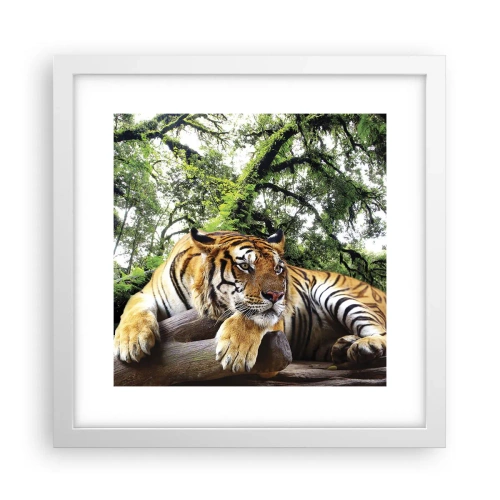 Plakát v bílém rámu - S úctou - 30x30 cm