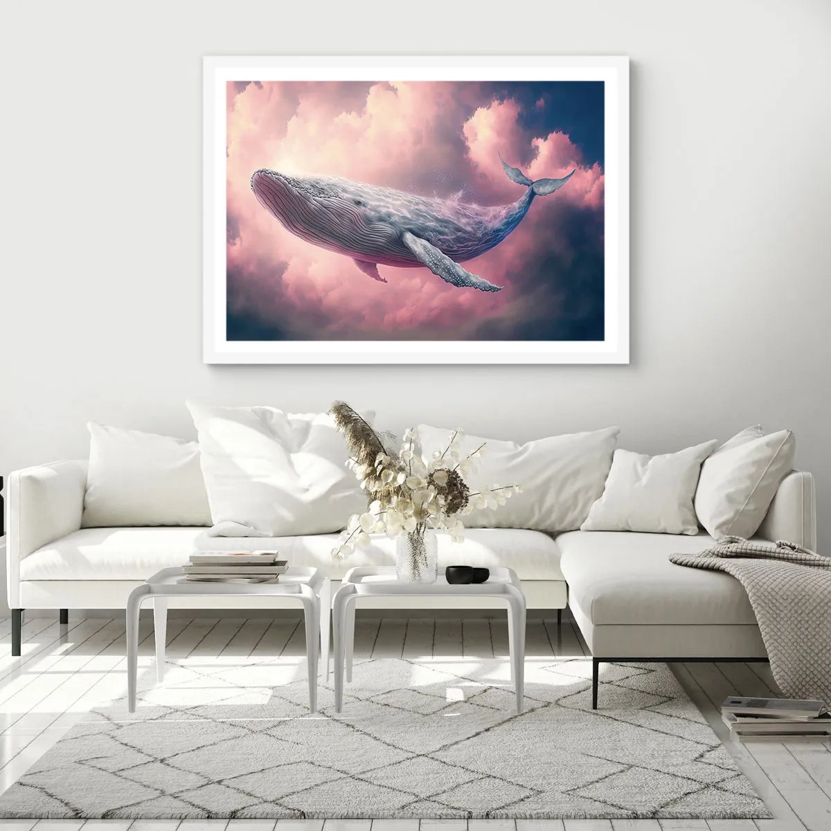 Plakát v bílém rámu - Otři si oči - 40x30 cm