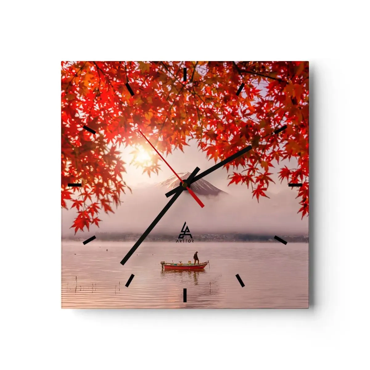 Nástěnné hodiny - V japonském stylu - 30x30 cm