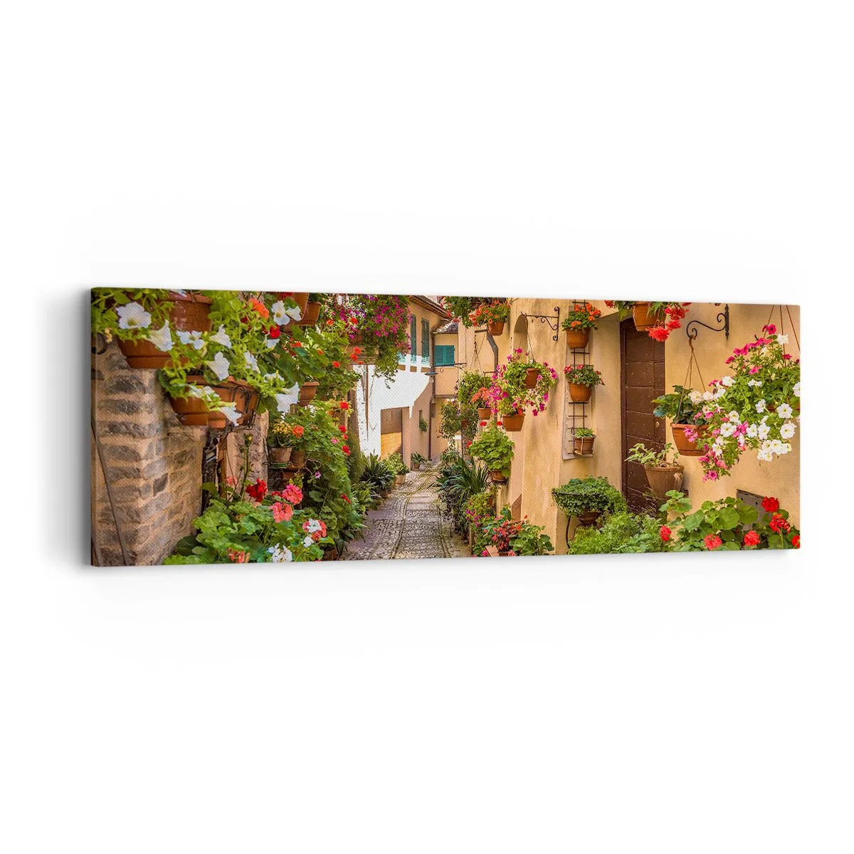 Obraz na plátně - Italské zákoutí - 90x30 cm
