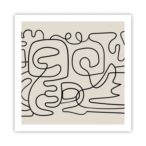 Plakát - Podle stopy - 60x60 cm