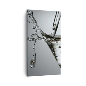 Obraz na plátně - Nad okrajem poháru - 45x80 cm