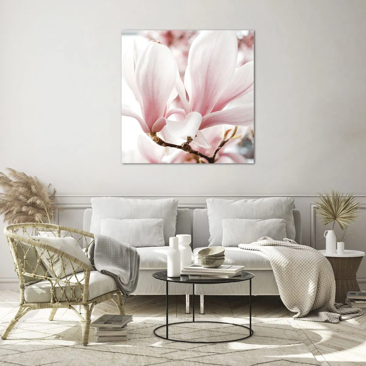 Obraz na skle - Nesmírnost něžnosti - 70x70 cm