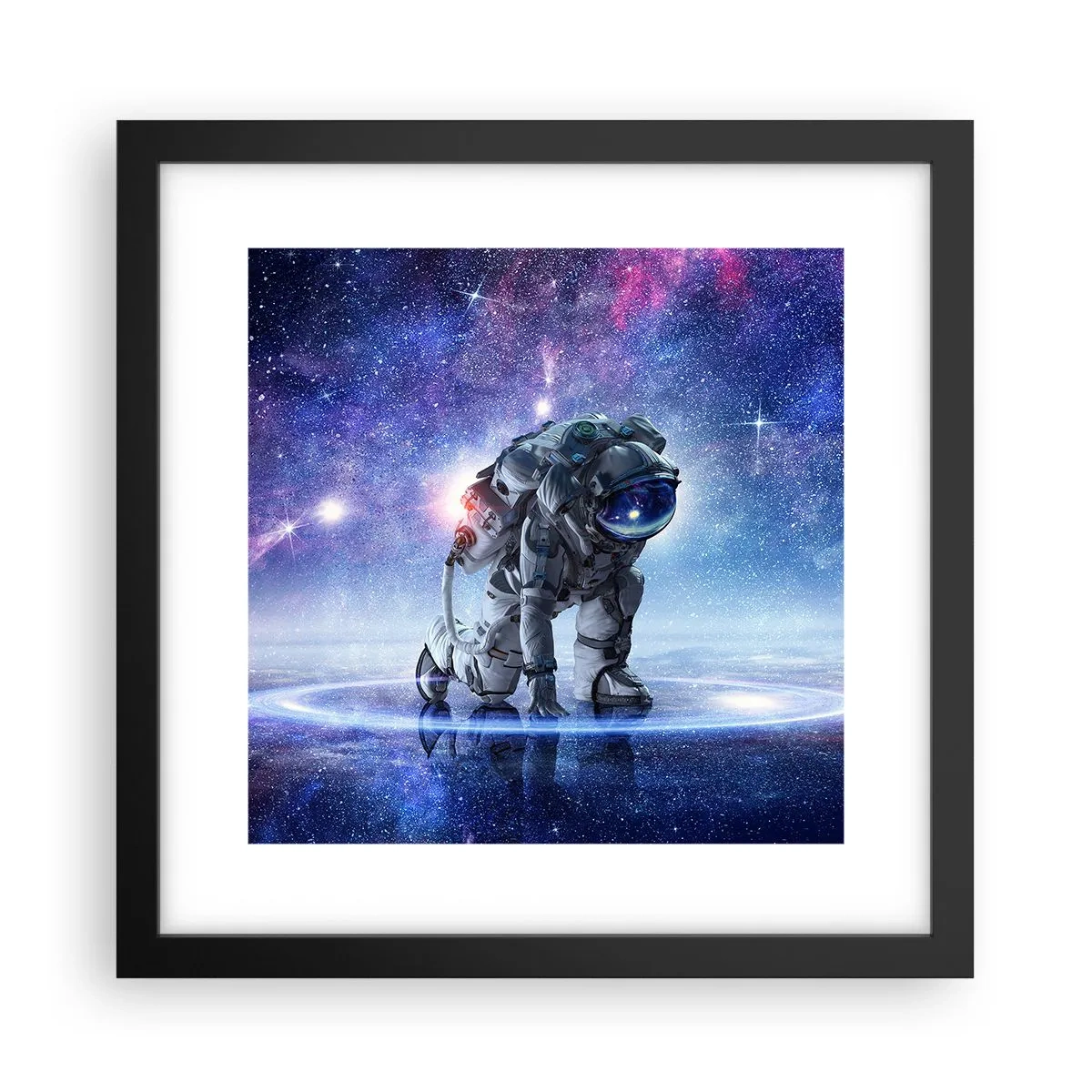 Plakát v černém rámu - Hvězdné nebe nade mnou - 30x30 cm