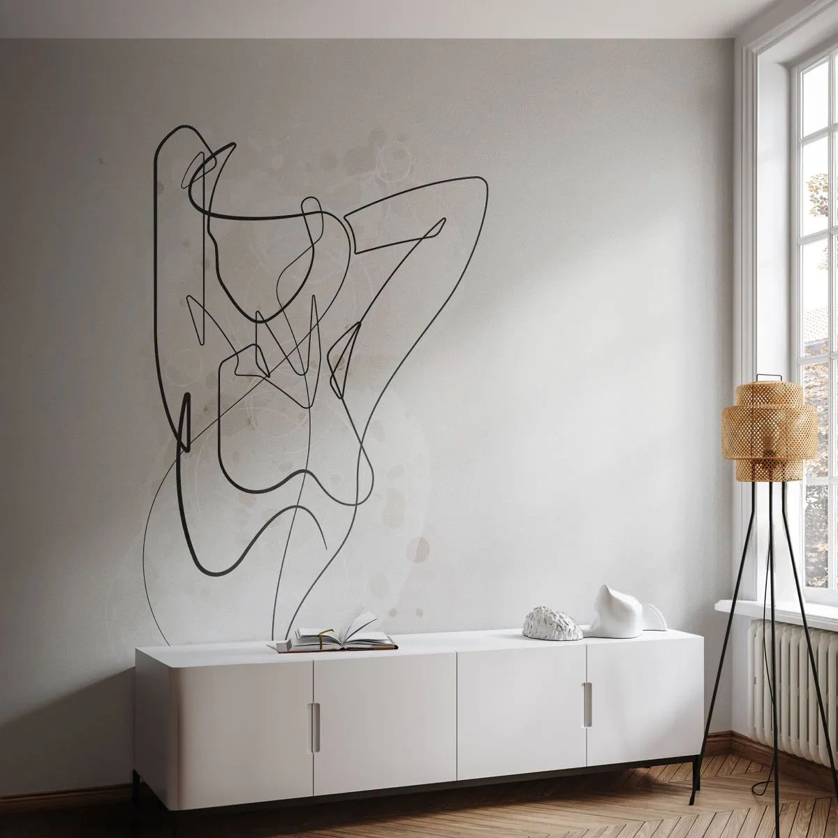 Fototapeta Premium Sand - Umění svádění - Žena, Grafika, Kus - 100x70 cm