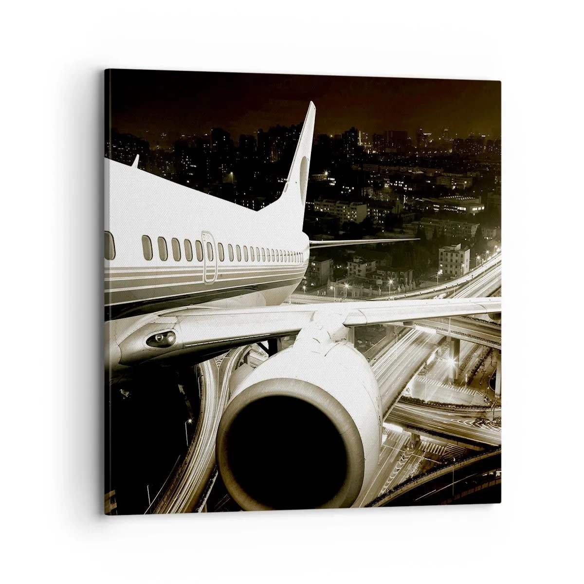 Obraz na plátně - Letět do noci - 70x70 cm