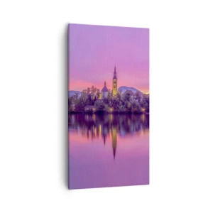 Obraz na plátně - Pohádkový ostrov za soumraku  - 55x100 cm