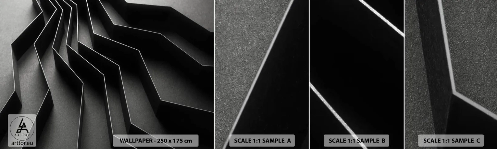 Vzor Fototapety Samolepicí Deluxe Sticker - Prostorový pořádek - 3D, Bludiště, Moderní - 100x30 cm