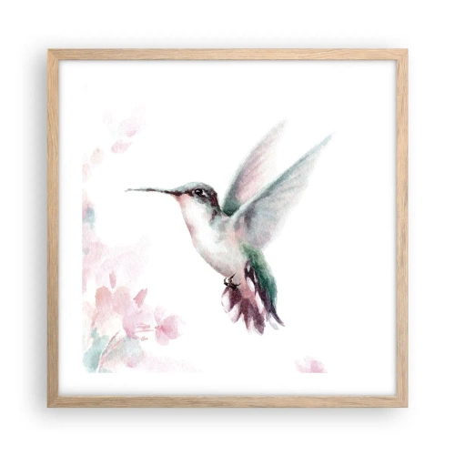 Plakát v rámu světlý dub - Mávání - 50x50 cm