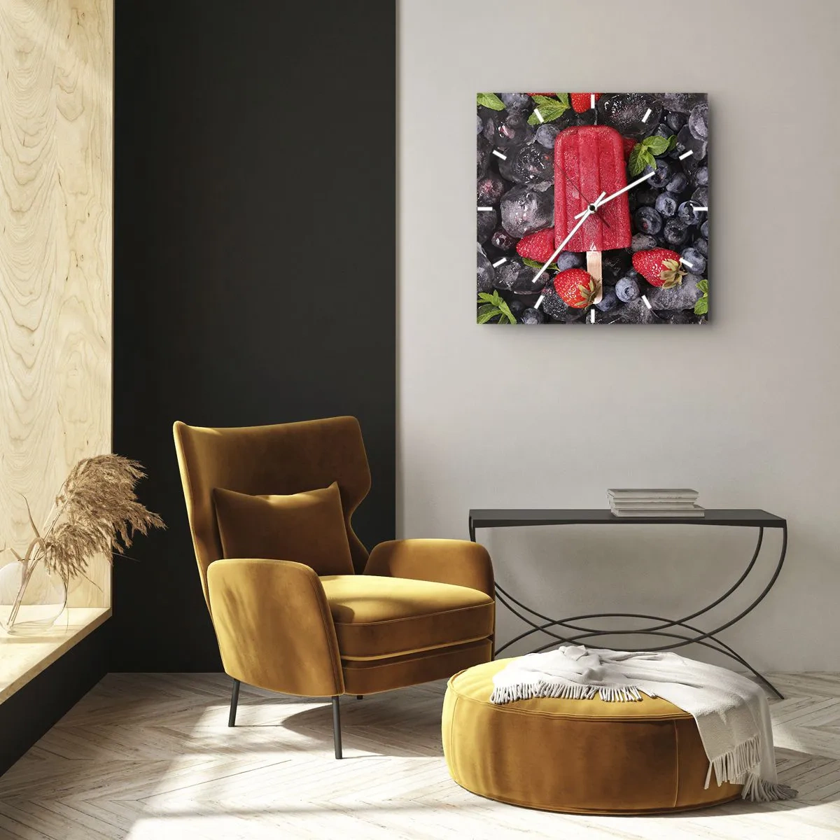 Nástěnné hodiny - Chuť horkého léta - 30x30 cm