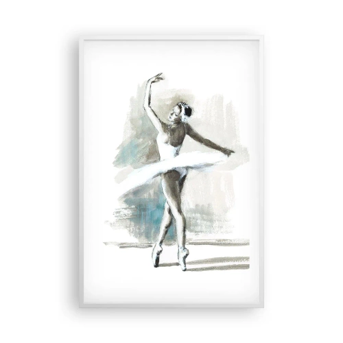 Plakát v bílém rámu - Zakletá do labutě - 61x91 cm