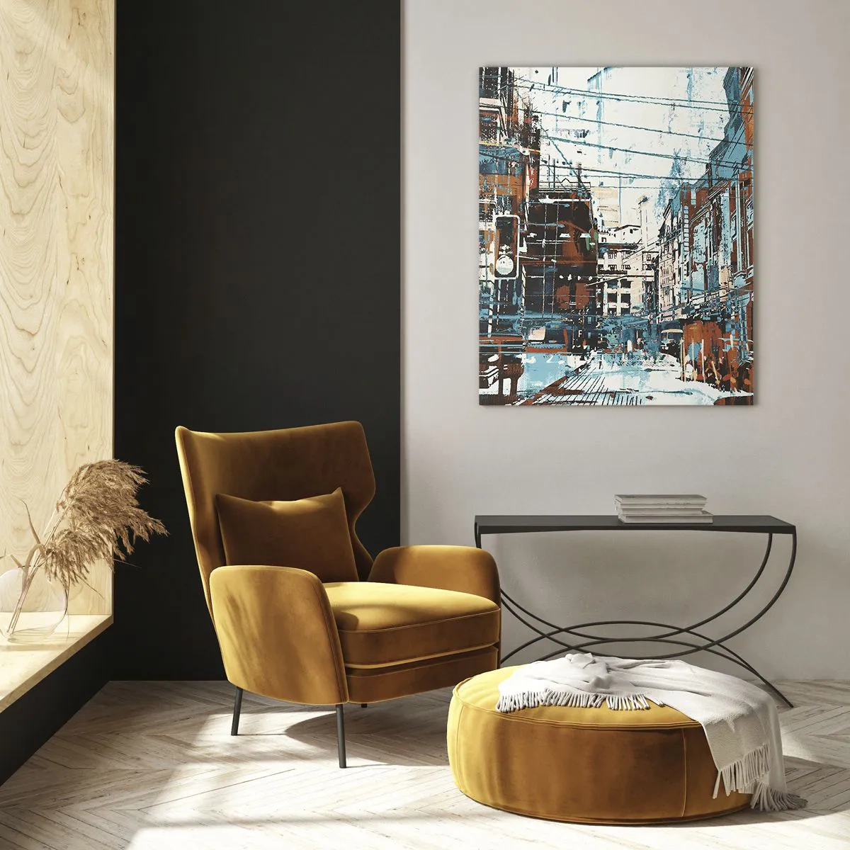 Obraz na skle - Zdolaná městská stezka - 50x70 cm
