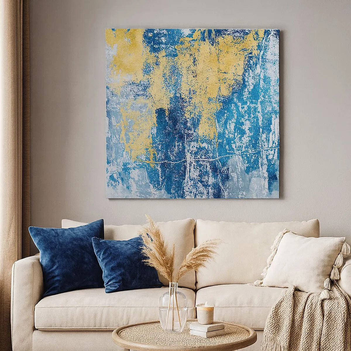 Obraz na plátně - Abstrakce s dobrou náladou - 30x30 cm