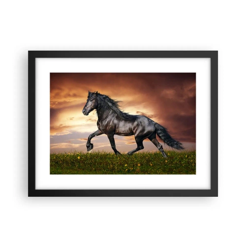 Plakát v černém rámu - Černý kníže - 40x30 cm